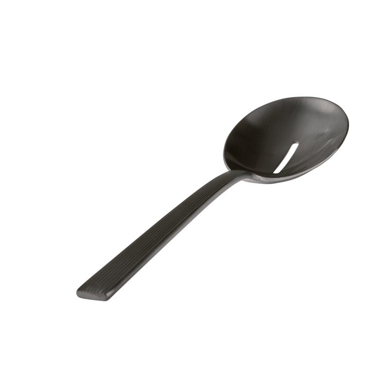 4-Piece Black Stainless Steel Serving Set - River Collection