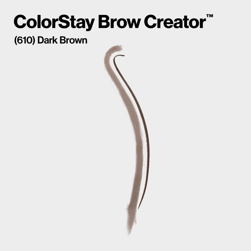 2-in-1 Waterproof Eyebrow Pencil and Powder Duo with Spoolie Brush