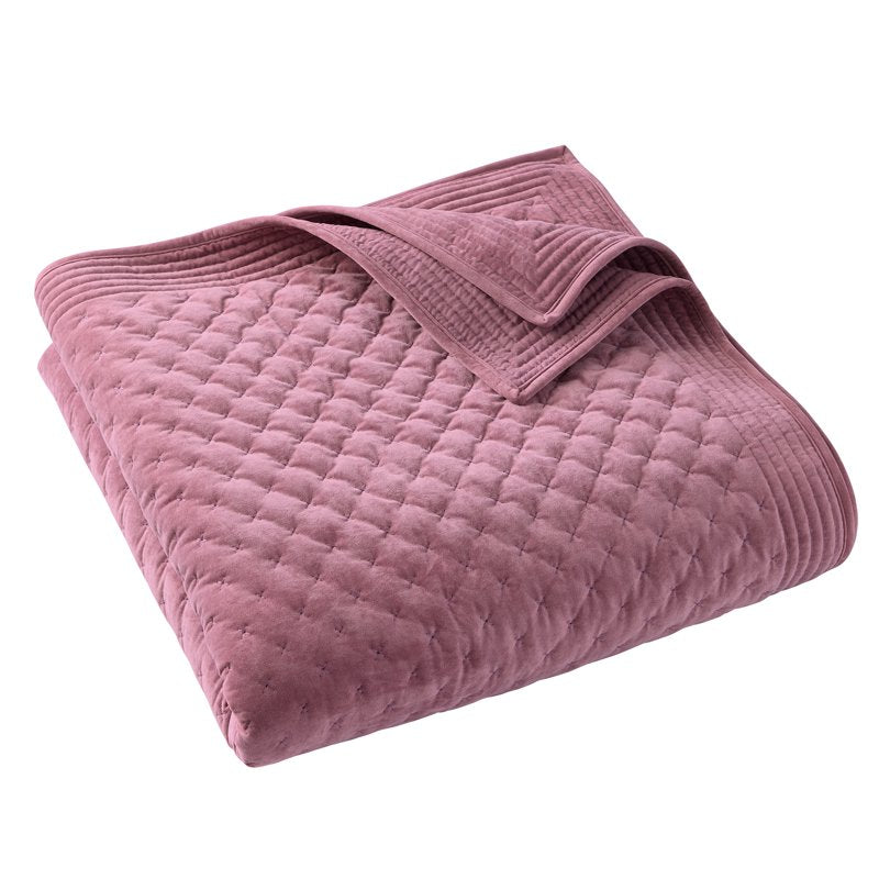 Better Homes & Gardens Violet Gem Tufted Matte Velvet Quilt - King