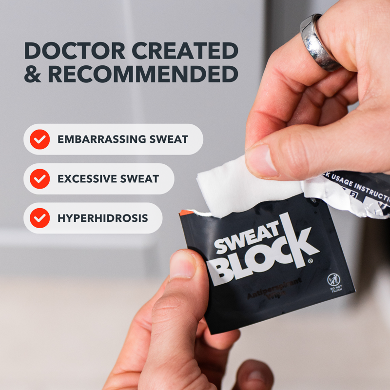 Maximum Strength Antiperspirant Wipes for Excessive Sweat
