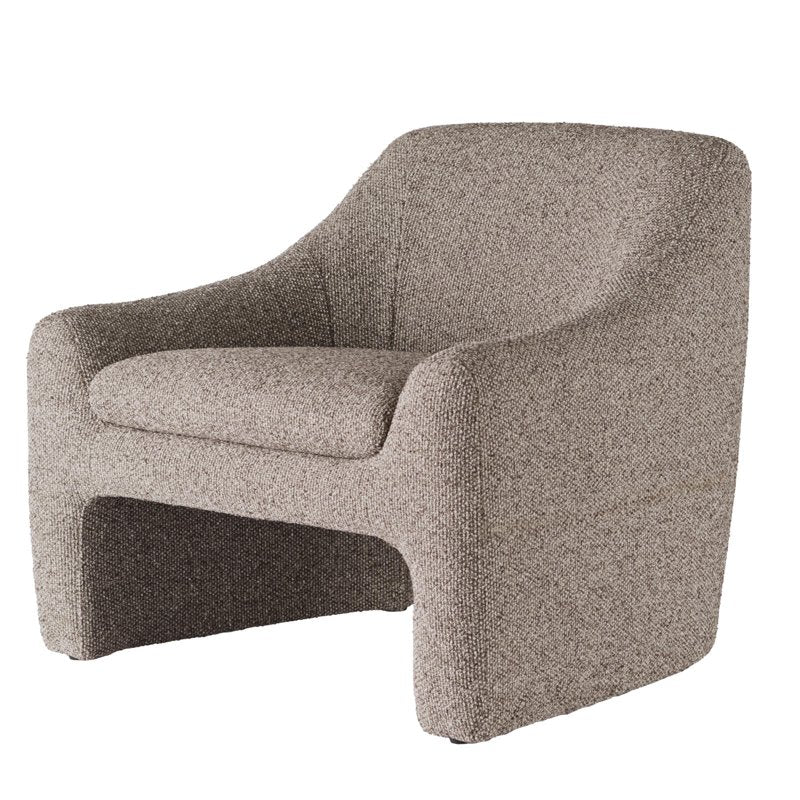 Emerson Curvy Accent Chair - Modern Design, Multiple Colors