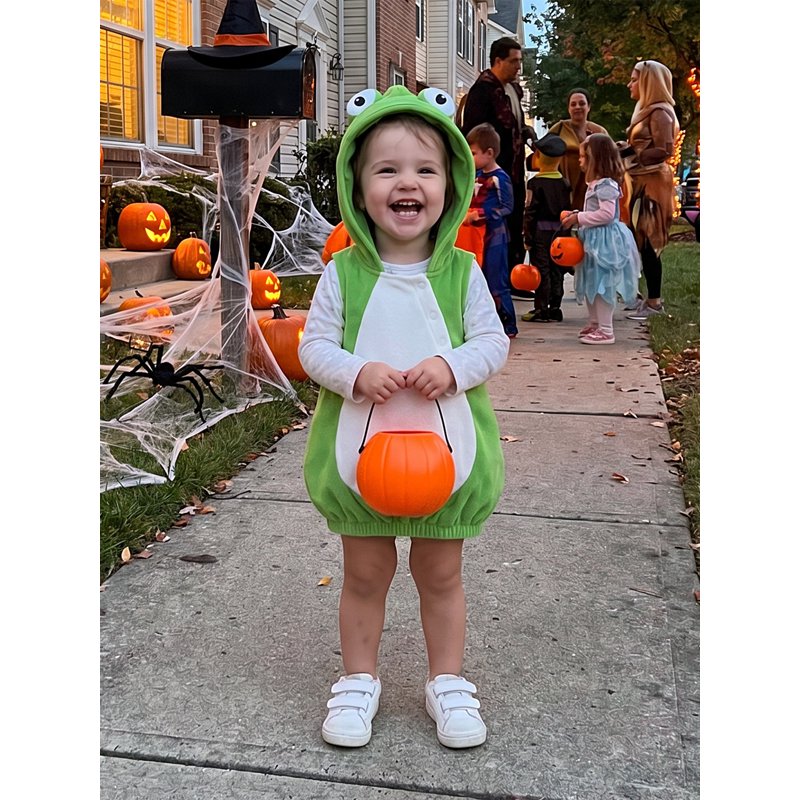 Toddler Baby Frog Costume - Green Frog, 0-6 Months Halloween Animal Outfit