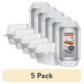Super King Aluminum Foil Loaf Pan with Handles & Lids - 5 Pack