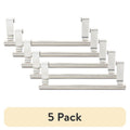 (5 Pack) Stainless Steel Over-the-Cabinet Towel Holder - 9 Inch, No-Drill Wall Mount