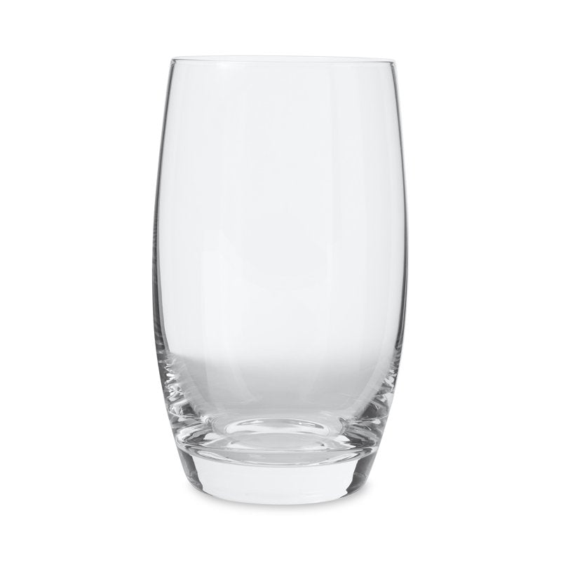 18 Ounce Glass Drinkware Set - 8 Retro Glasses for Entertaining