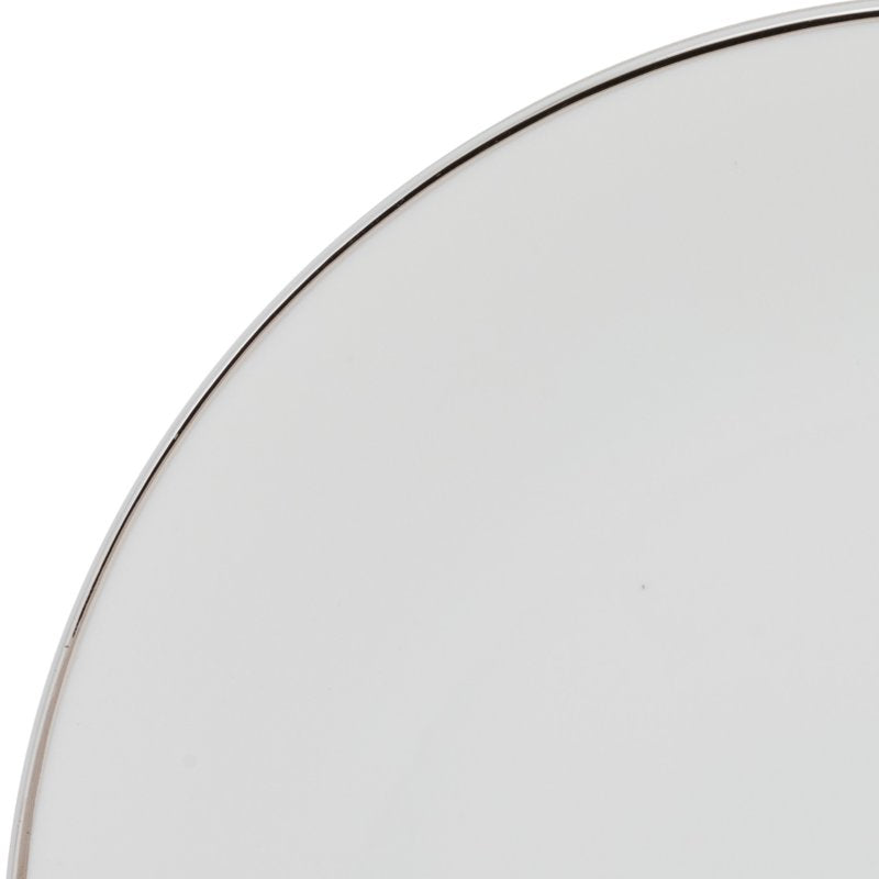 Soup Plate Set of 6 - Coupe Silver Line Porcelain