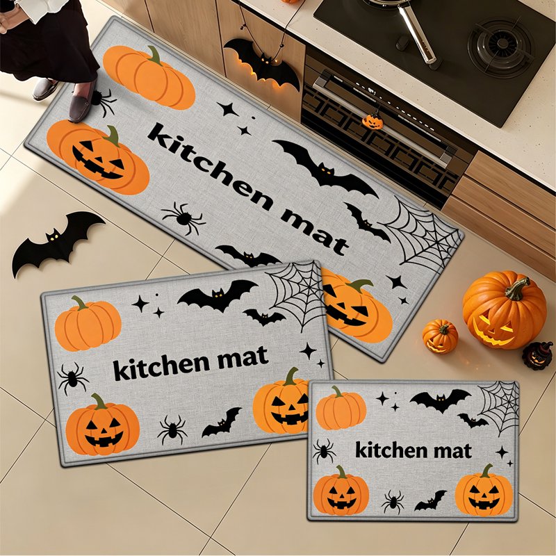 Halloween Pumpkin Lanterns 2Pcs - 15.7x23.6'' & 17.7x47.2'' Decorative Lanterns