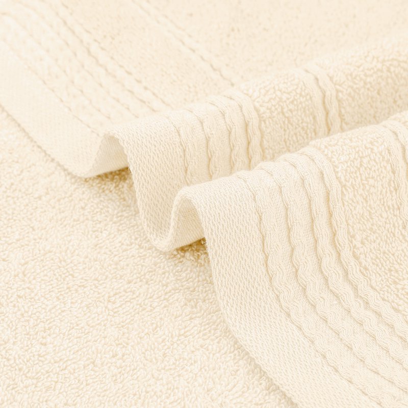 Bathroom Hand Towels Set - 14x30 Inch Beige, Water-Absorbent & Soft - Variation of THIS listing