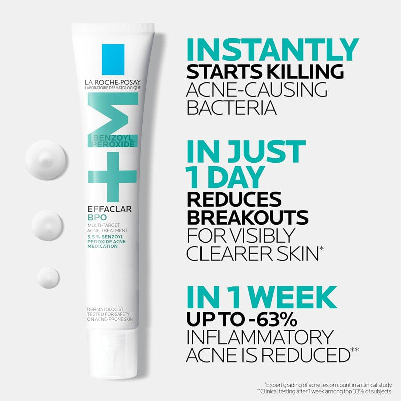 5.5% Benzoyl Peroxide Acne Spot Treatment Cream, 0.7 fl oz