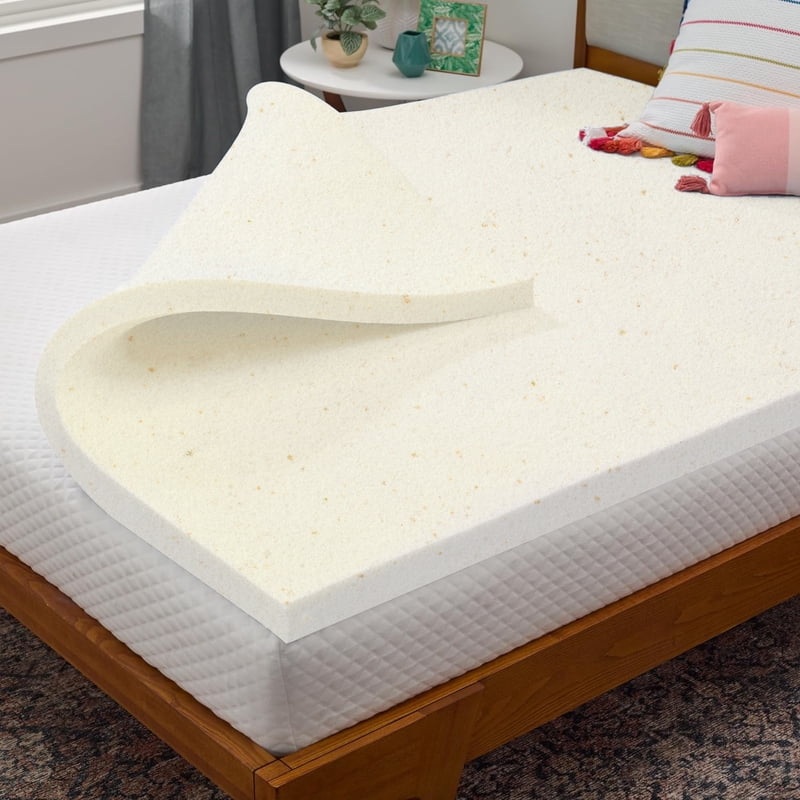 Full 2-Inch Copper-Infused Memory Foam Mattress Topper - Cooling & Pressure Relief