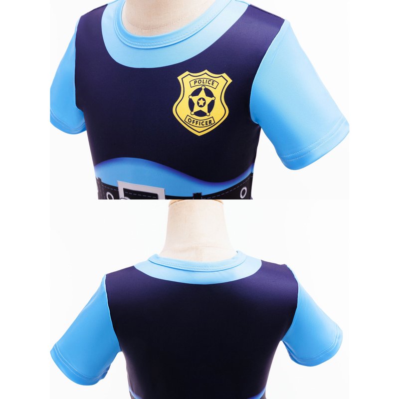 Rabbit Cartoon Police Costume Dress for Kids - Size 7-8 - Only Dress