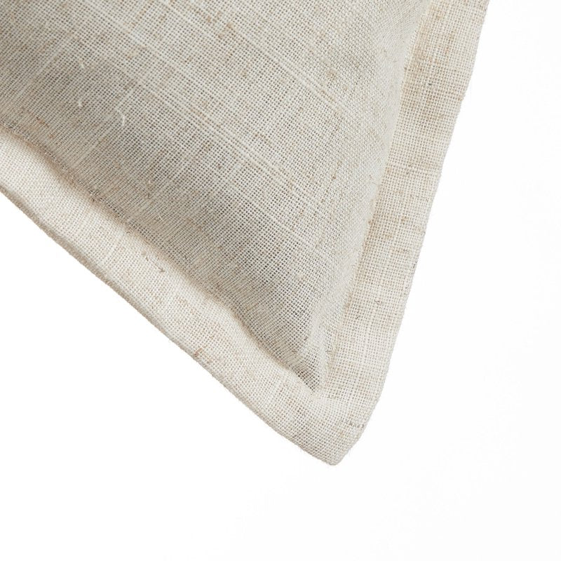 Decorative Throw Pillows 20x20 Inches - Papyrus Beige 2-Pack
