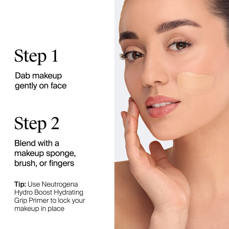 Hydrating Gel Foundation with Hyaluronic Acid - Lightweight Tinted Makeup