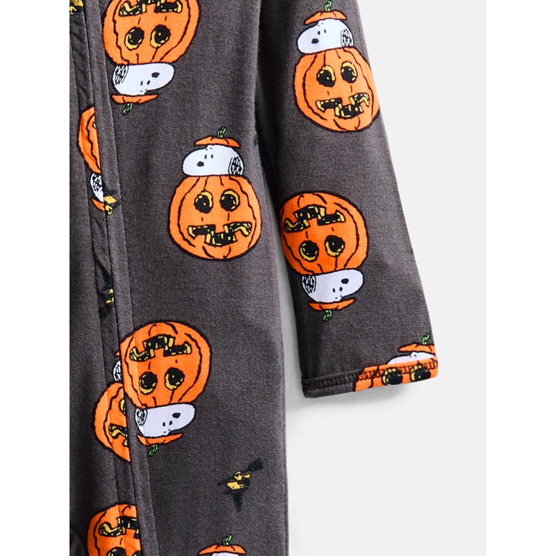 Snoopy Baby Boys Halloween Sleep Footed Onesie - 0-3 Months