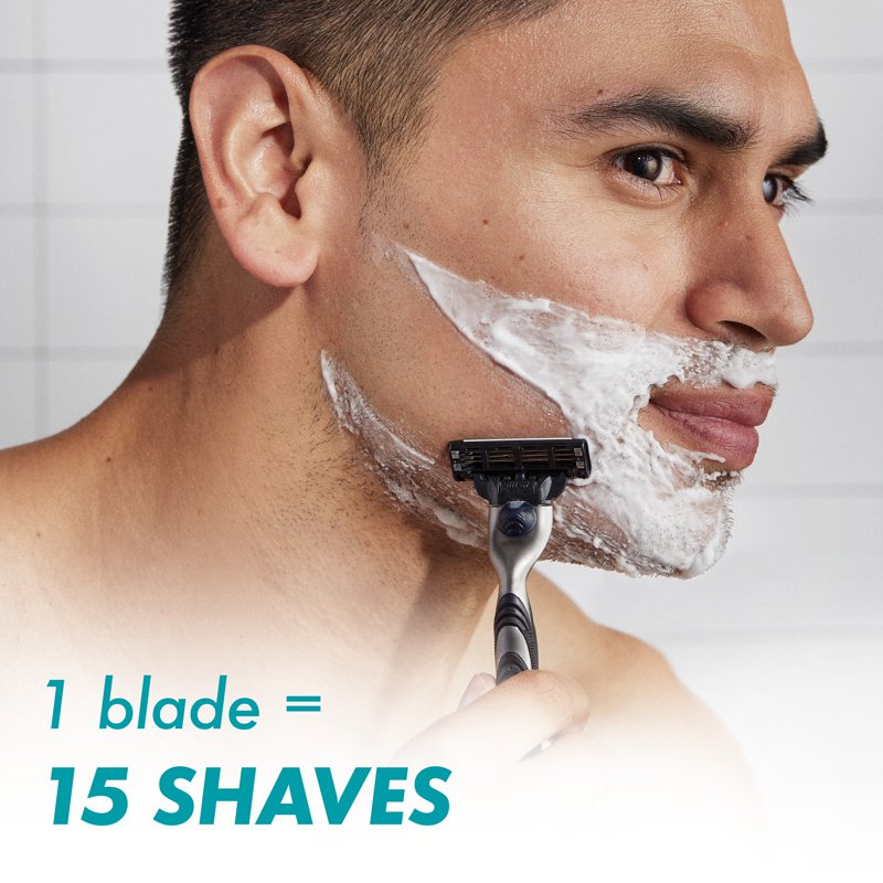 Mach3 Razor Blade Refills for Men - 8 Count