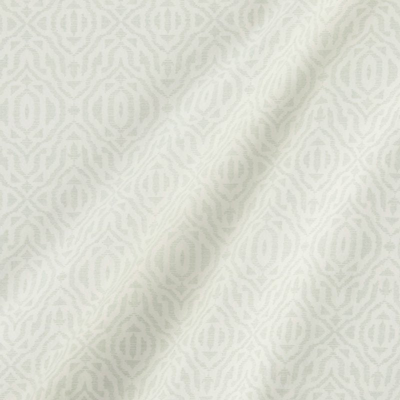 Soft Sea Geo Cotton Blend Percale Pillowcase Set - 2 Pieces, Standard/Queen, Merlot, Easy Care