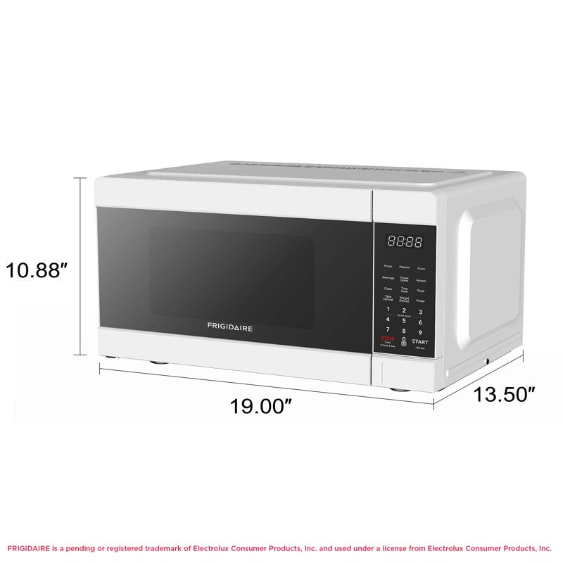 0.9 Cu. ft. Countertop Microwave Oven - 900 Watt, White