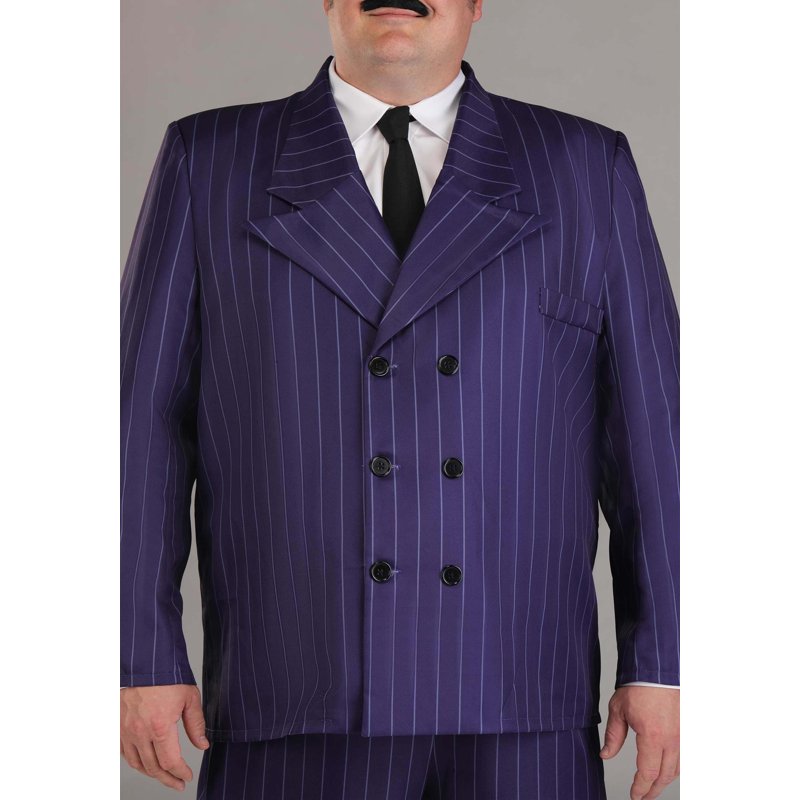 Plus Size Gomez Addams Costume for Men - 3X, Addams Family 60s Inspired