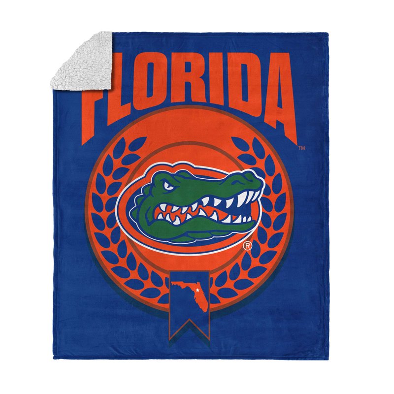 Florida NCAA Sherpa Throw Blanket 50x60 Inches Gators Variation