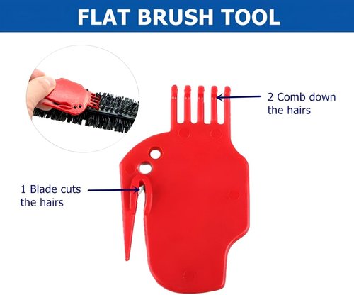 Bearings Circular Brush Kit - Bristle Beater Cleaning Tools for Vacuum Robot Sweepers