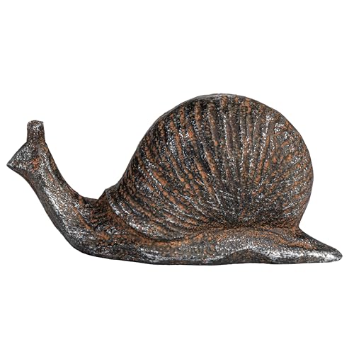 Creative Co-Op Cast Metal Snail Accent Décor, Rust