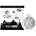 PRENDI Miscela Roma Single Served Espresso Coffee Pods, Powerful Character & Intense Aroma - Roasted & Freshly Packaged in Italy - (100 pods/box)