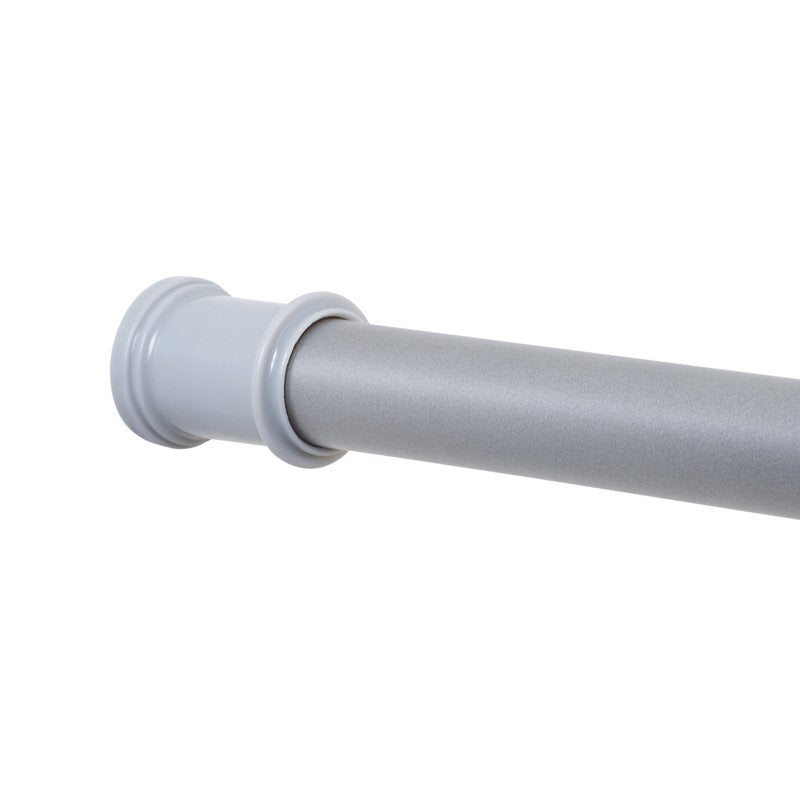 Adjustable Tension Shower Curtain Rod - 44 to 72 Inches Satin Nickel