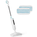 Simple Deluxe Steam Mop for Floor Cleaning, Lightweight Floor Steamer Cleaner Mop - Ideal for Hardwood/Tile/Laminate Floors Carpet, 2 Washable Pad, White and Green