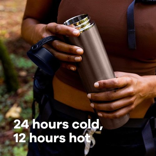 Hydro Flask 40 Oz Lightweight Trail Series Wide Flex Cap Obsidian- Hiking Water Bottle