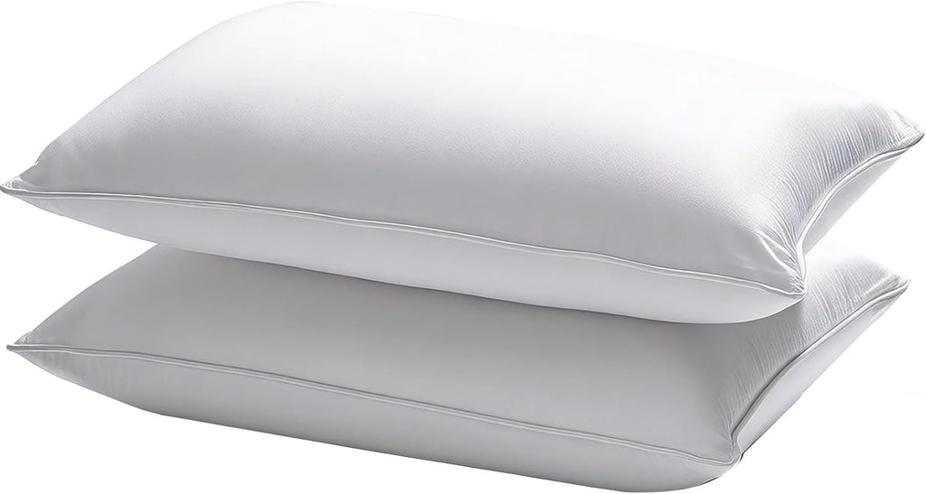 Skiennix Waterproof Pillow Protectors - Queen Size 20x28 Inches | 4-Pack Zippered Dust & Moisture Proof Covers