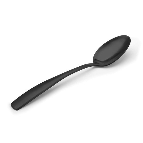 Matte Black Silverware Set, Bysta 40-Piece Stainless Steel Flatware Set, Kitchen Utensil Set Service for 8, Tableware Cutlery Set for Home and Restaurant, Satin Finish, Dishwasher Safe