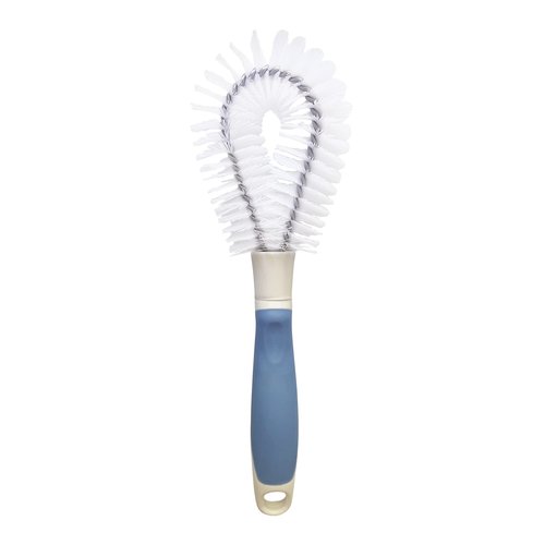 Fox Run Vegetable Cleaning Brush, Rubber Handle Produce Scrubbing Brush