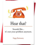 Funny Retirement Gifts for Women Men, Humor Retirement Leaving Card for Him Her Retired Friends Boss Teachers Nurses Dad Mom