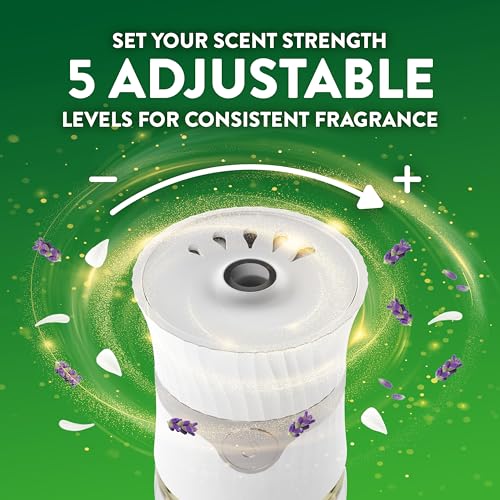 Air Wick Plug in Scented Oil Starter Kit, 2 Warmers + 6 Refills, Lavender & Chamomile, Eco Friendly, Essential Oils, Air Freshener