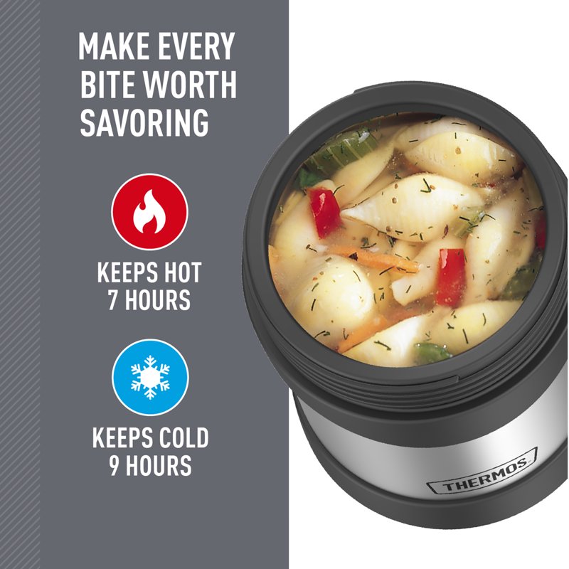 10 oz Vacuum Insulated Stainless Steel Food Jar - Silver, 4 Pack
