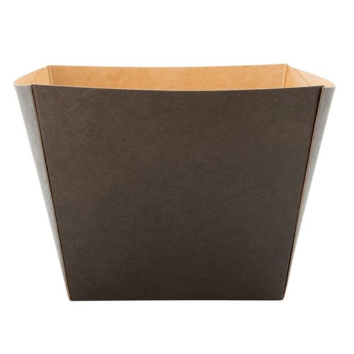 Restaurantware-Bio Tek 4.3 x 3.2 Inch Snack Boxes, 200 Disposable French Fry Boxes - PE Lining, Hot And Cold Friendly, Paper Party Food Box, Stackable