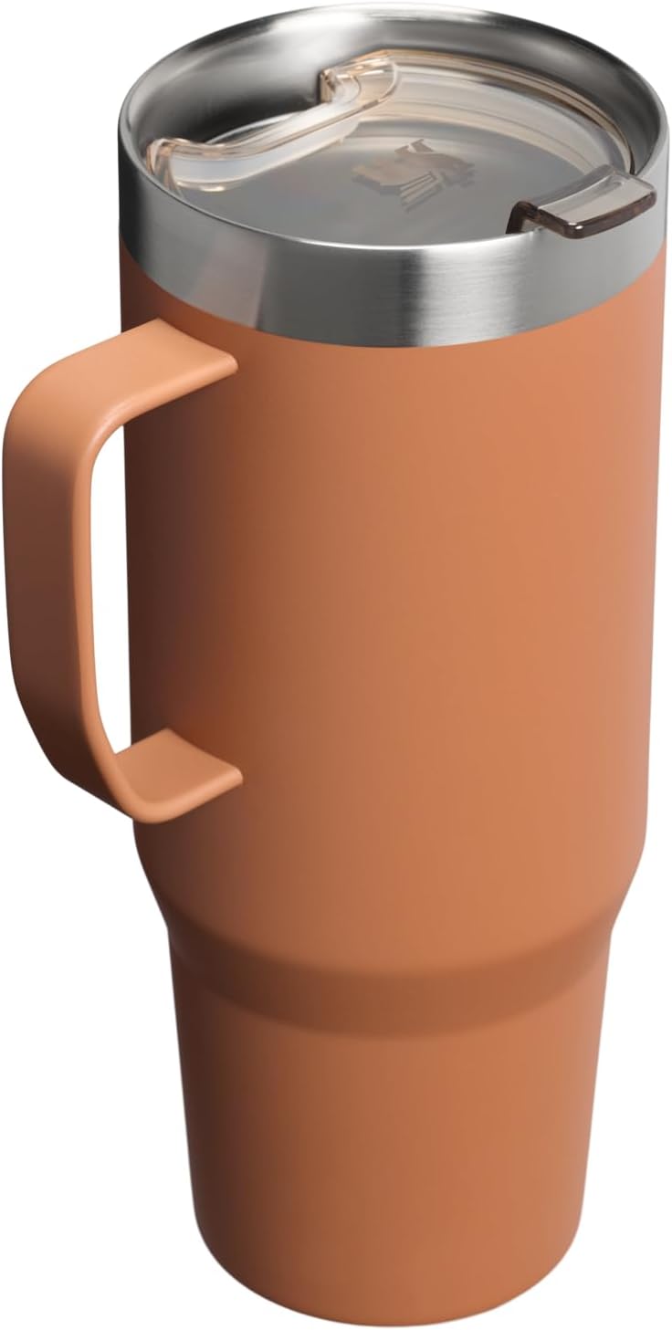 STANLEY Everyday Suburban Mug - 30 oz Insulated Stainless Steel Coffee Cup with Drink Through Lid | BPA-Free - Toast