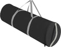 OUTTDID Gift Wrapping Paper Organizer - Durable 600D Oxford Fabric, Holds 18-25 Rolls, Black with Handles & Zipper
