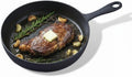 Flambo Skillet #10 - Pre-Seasoned 10-Inch Cast Iron Frying Pan - Naturally Non-Stick for Versatile Cooking