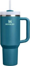 STANLEY Quencher H2.0 Tumbler - 40 oz Insulated Stainless Steel Cup with Handle & Straw | Coastal Teal