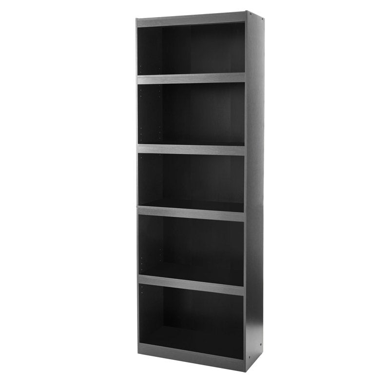 5-Shelf Bookcase with Adjustable Shelves - Multiple Colors Available
