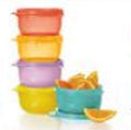 Tupperware Tropical Cup Round, 250 ml (Set of 4) Assorted