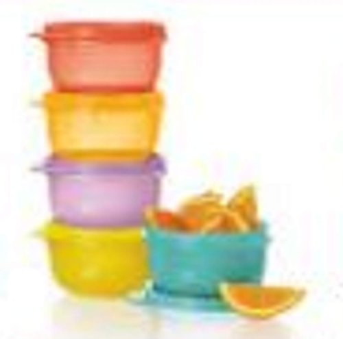 Tupperware Tropical Cup Round, 250 ml (Set of 4) Assorted