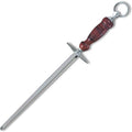Victorinox Honing Steel 12-Inch Round Regular Cut, Dark Wood Handle