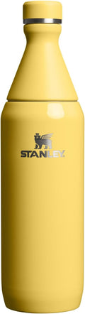 Stanley All Day Slim Bottle 20 oz - Insulated Stainless Steel with Leakproof Twist-On Lid | Daffodil Gloss
