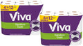 Viva Signature Cloth Paper Towels - Double Rolls, 6 = 12 Single Rolls, 2X More Durable | 2 Pack
