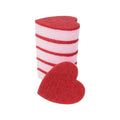 Perastra Heart Shaped Sponge, Dual-Sided Kitchen Scrubber for Washing Dishes, Pots, Pans and General Household Cleaning, Pink (6 Pack)