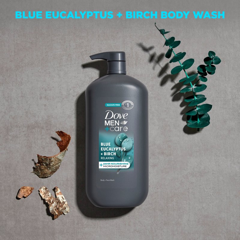 Dove Men+Care Blue Eucalyptus & Birch Body Wash - 30 fl oz