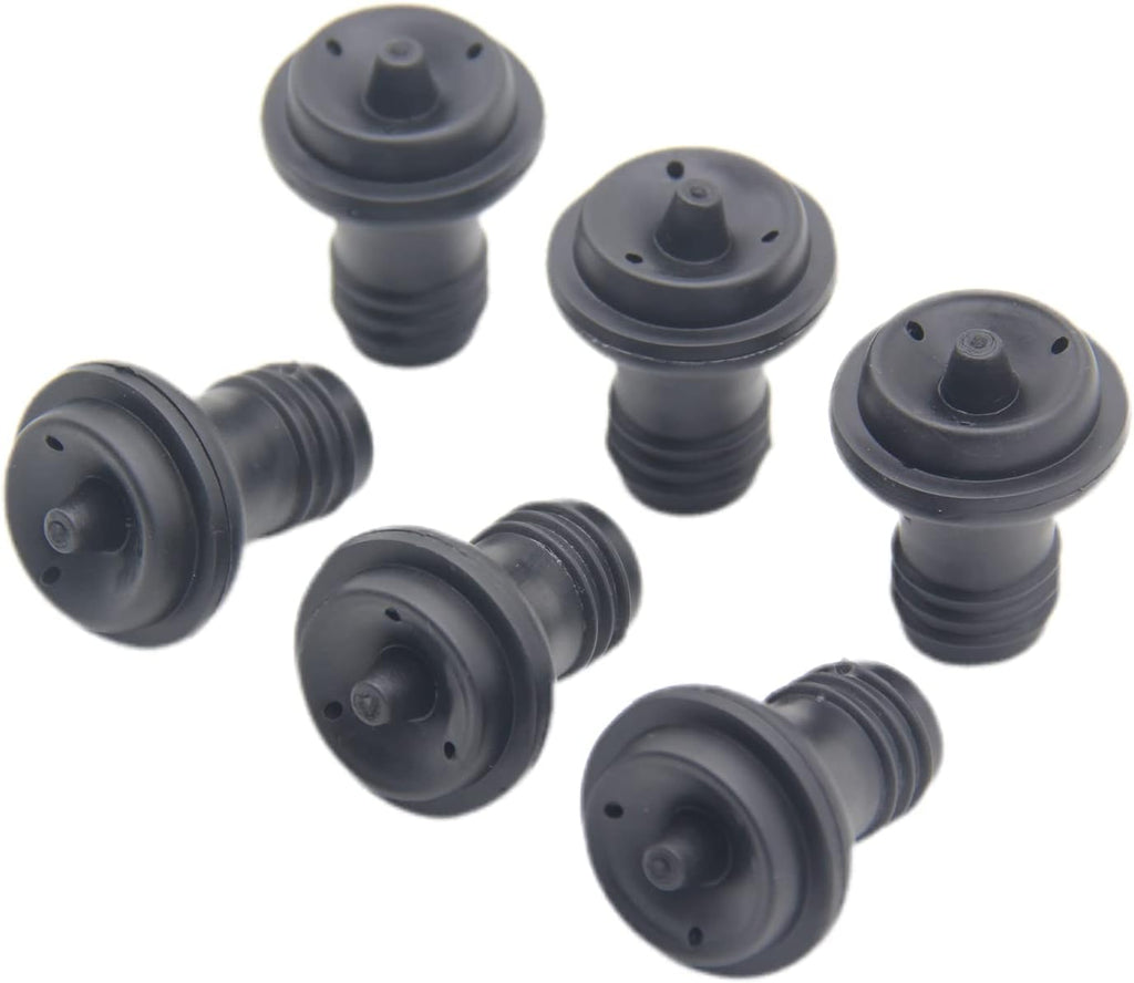 Wine Bottle Stopper, Wine Saver Vacuum Stoppers, Wine pump Vacuum Stoppers, Pack of 6, Rubber Wine Stoppers for Wine Saver Vacuum Pump Preserver, Solid stoppers Fit Every Bottle Keep Wine Fresh