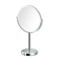 Gatco 1386C Latitude II Minimalist 3X Magnifying Makeup Mirror, Countertop Bathroom Vanity Mirror, 12.5-Inch H, Chrome